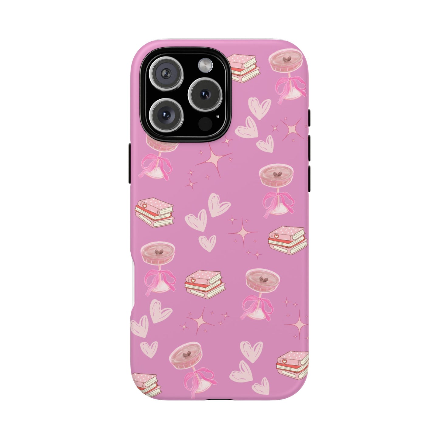 Pink Bookish Espresso Martini Phone Case