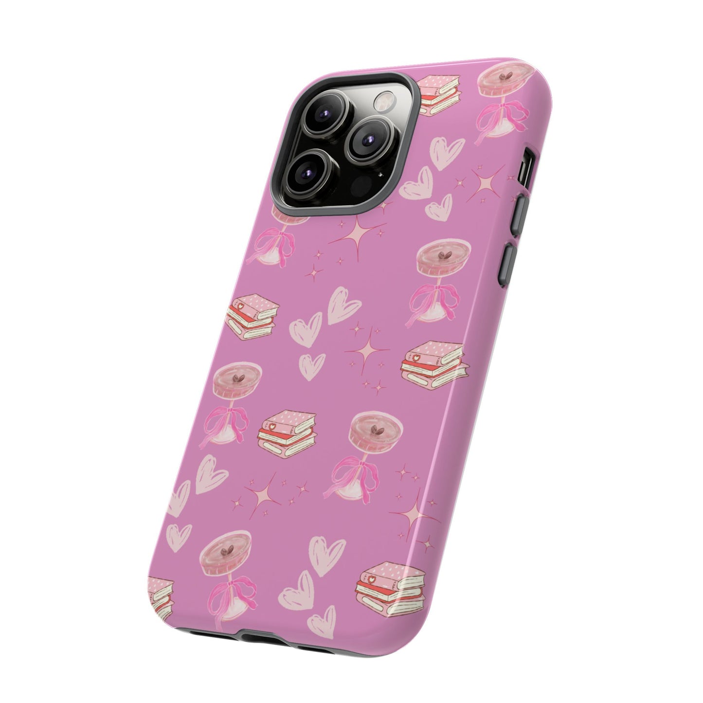 Pink Bookish Espresso Martini Phone Case