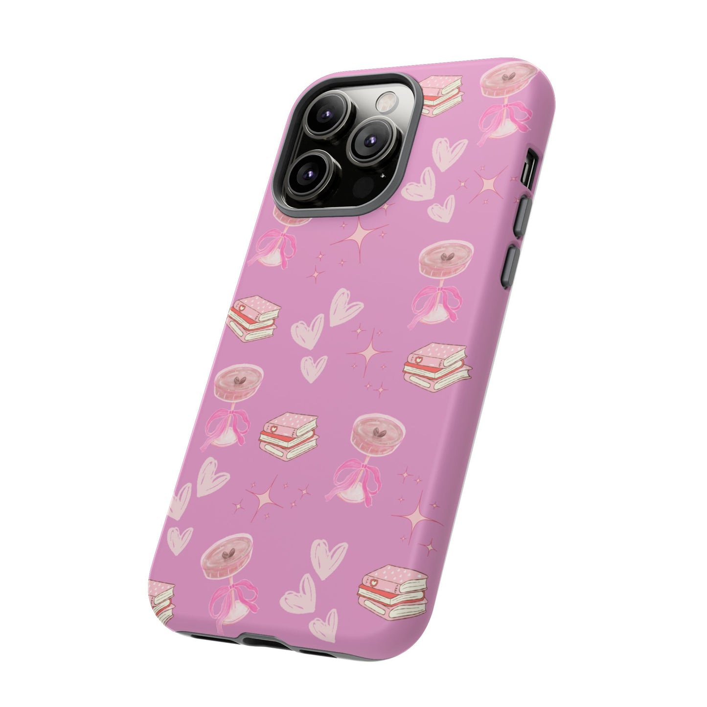 Pink Bookish Espresso Martini Phone Case