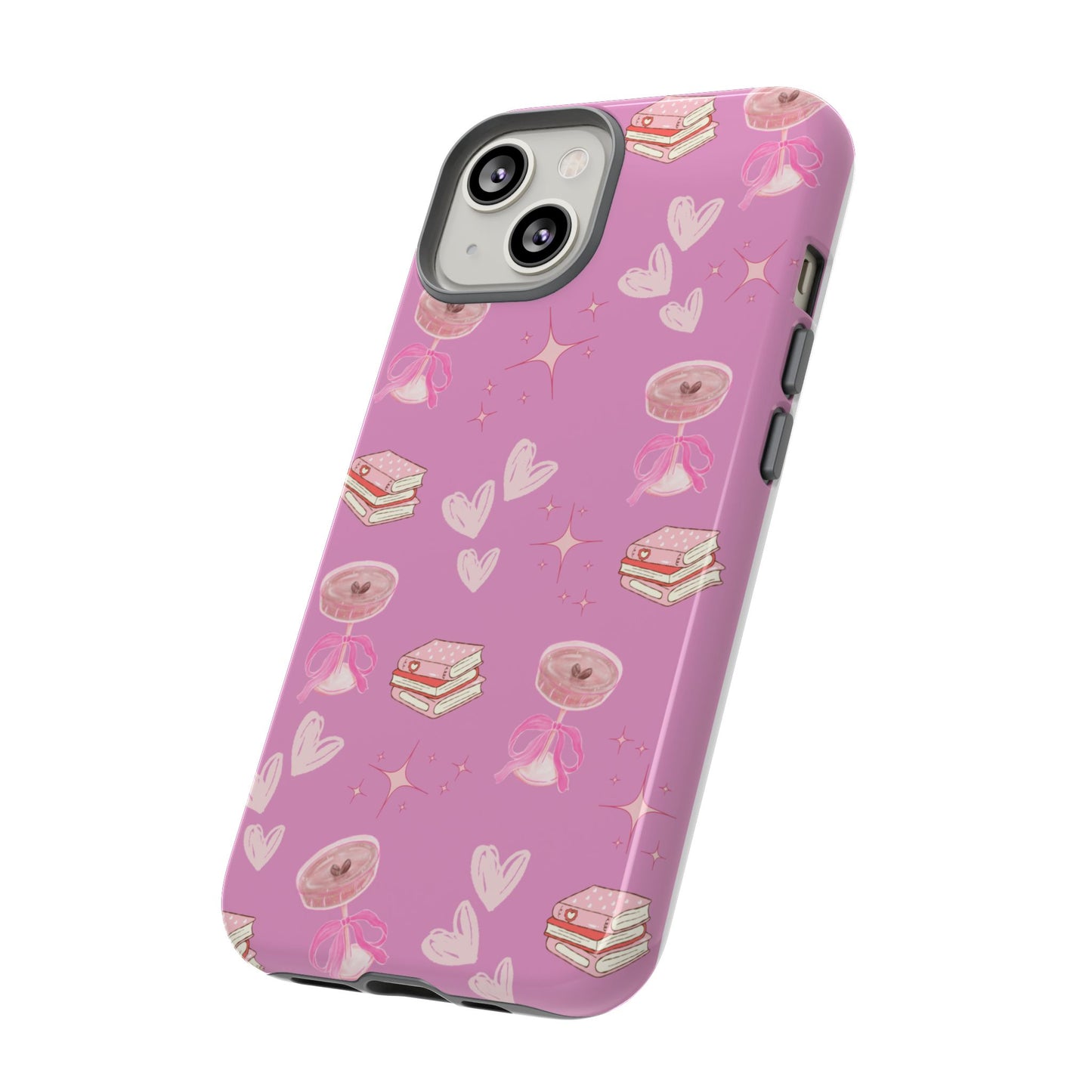 Pink Bookish Espresso Martini Phone Case