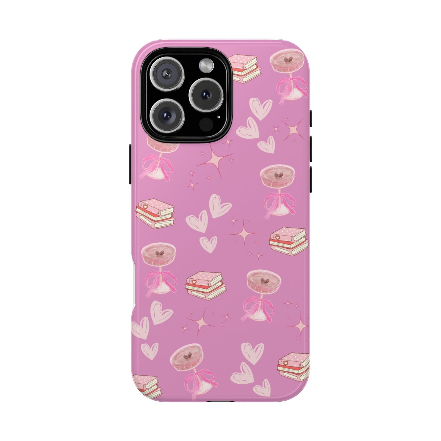 Pink Bookish Espresso Martini Phone Case