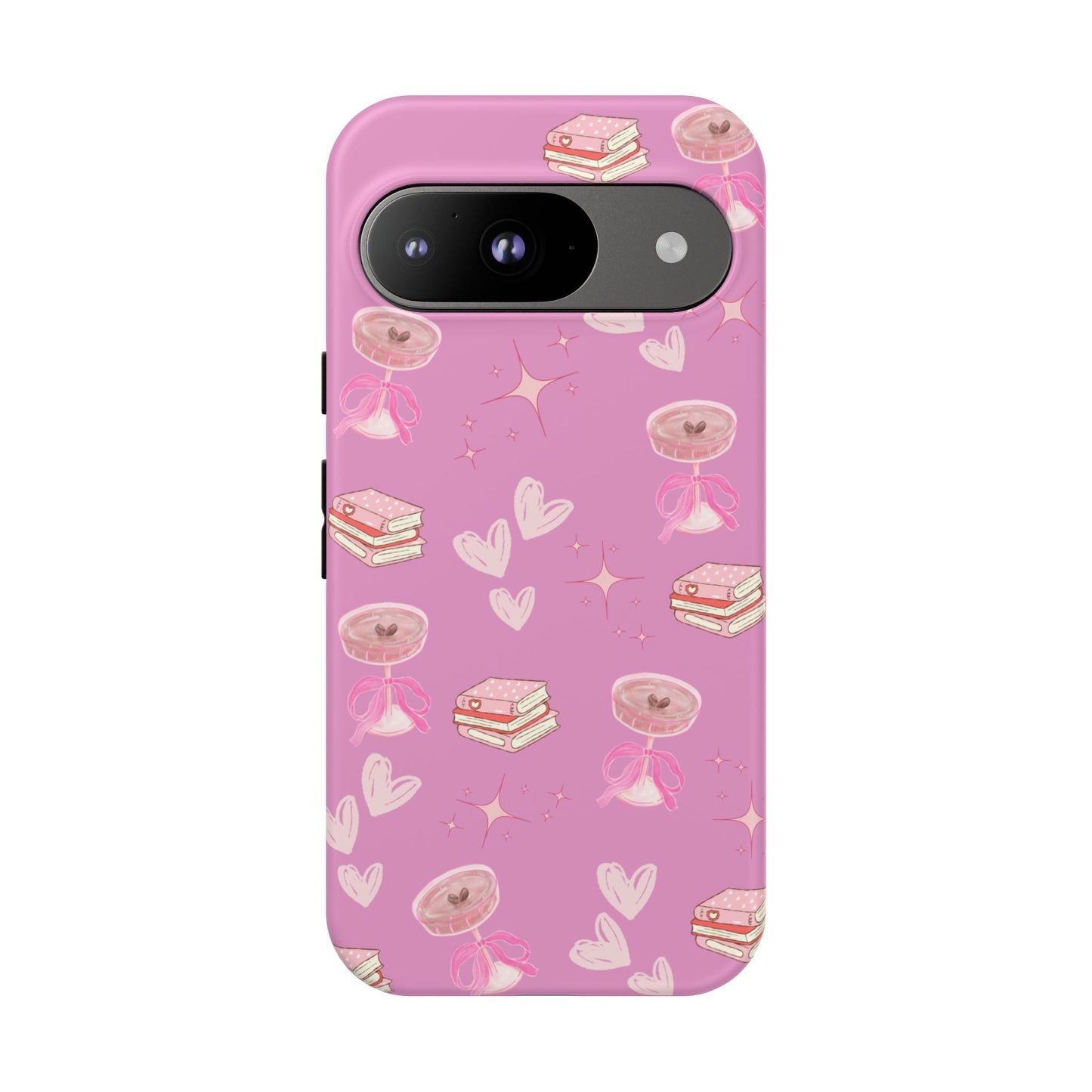 Pink Bookish Espresso Martini Phone Case
