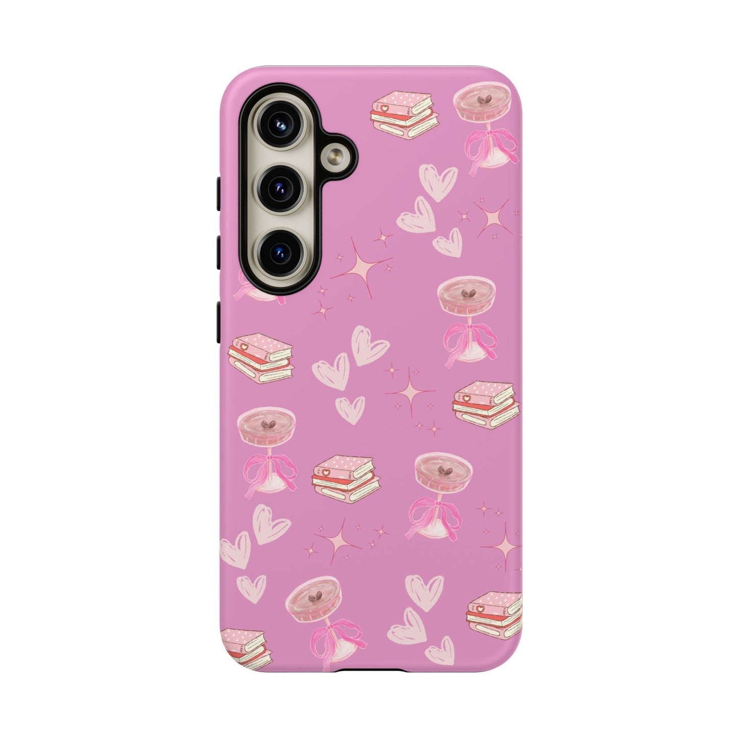 Pink Bookish Espresso Martini Phone Case