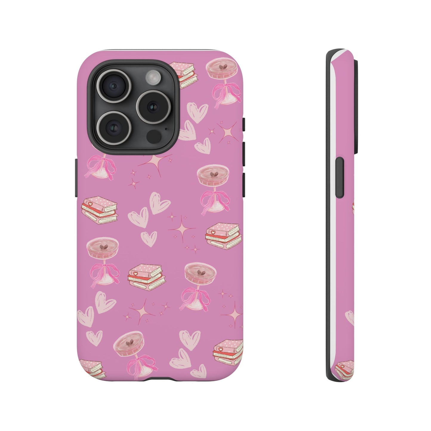 Pink Bookish Espresso Martini Phone Case
