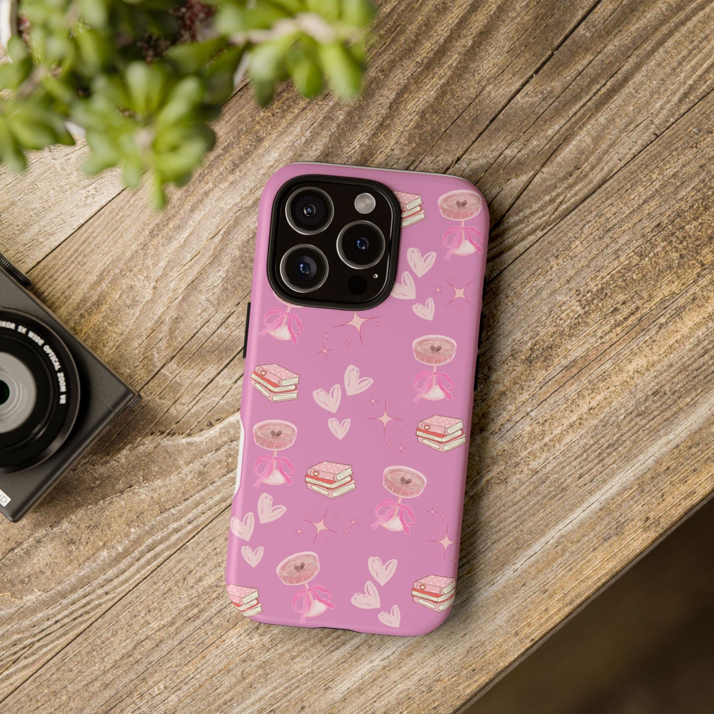 Pink Bookish Espresso Martini Phone Case