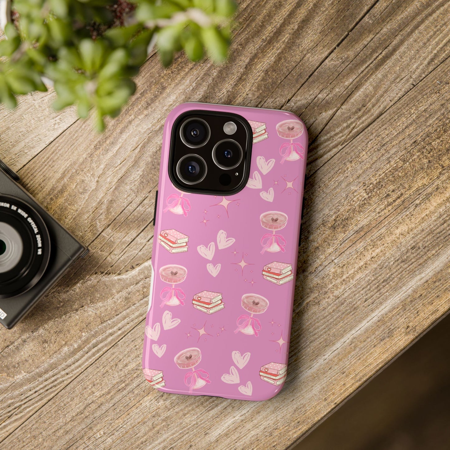 Pink Bookish Espresso Martini Phone Case