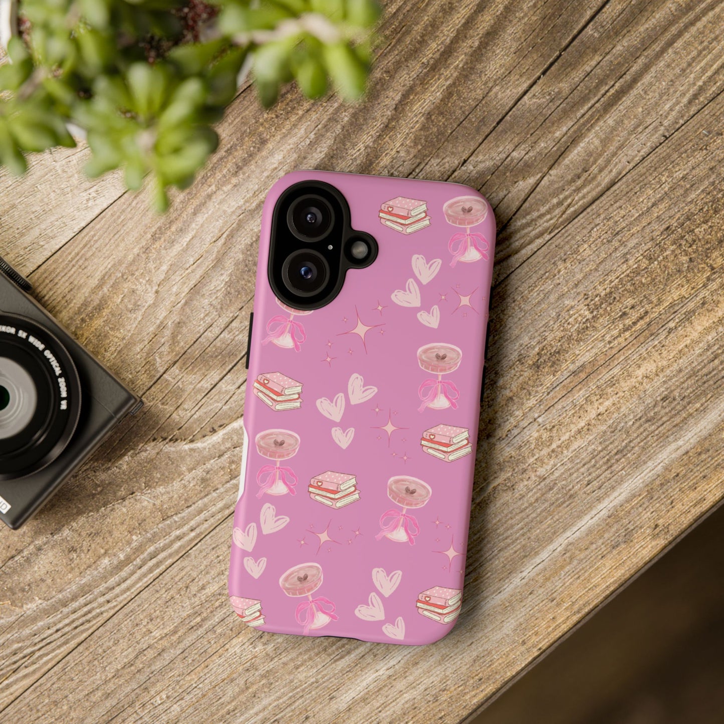 Pink Bookish Espresso Martini Phone Case