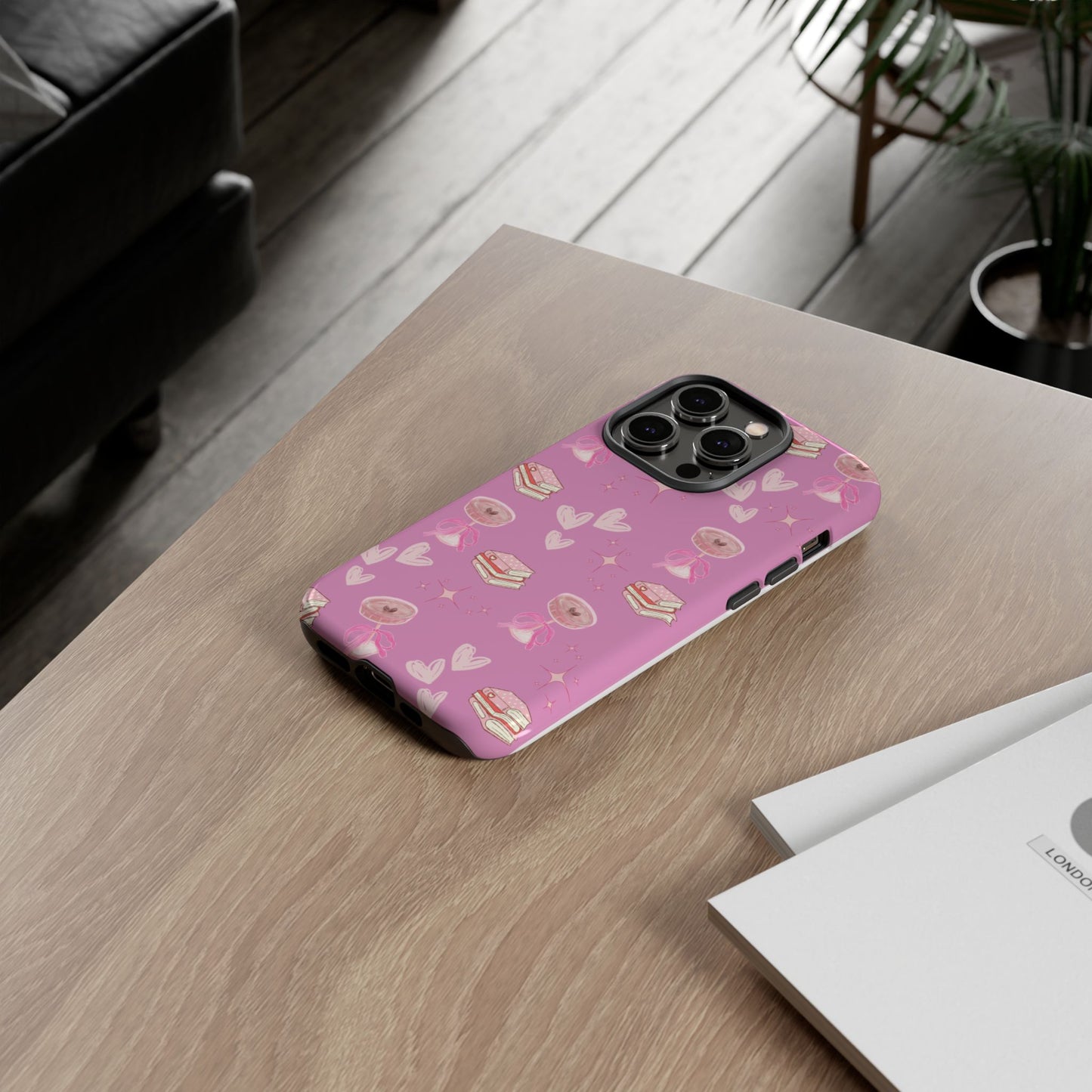 Pink Bookish Espresso Martini Phone Case