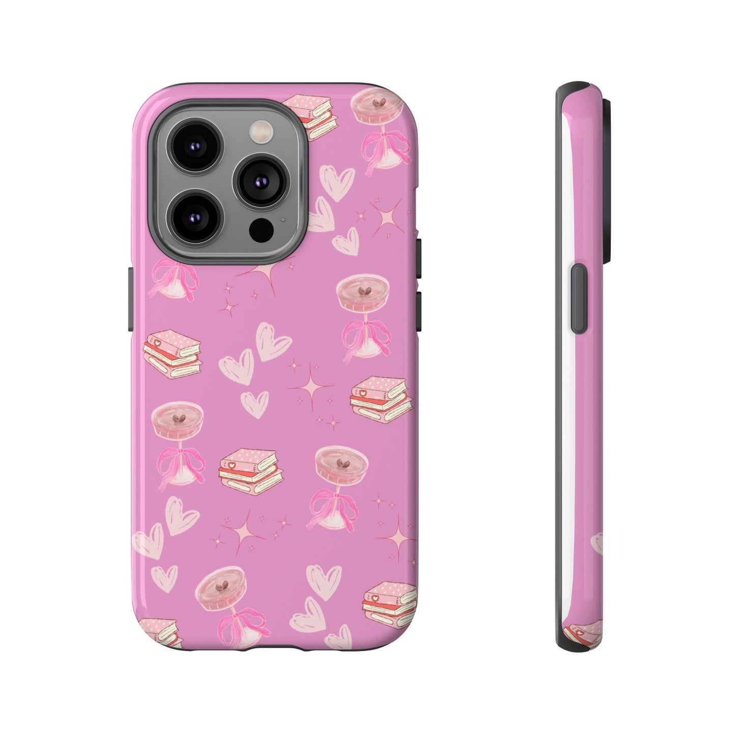 Pink Bookish Espresso Martini Phone Case