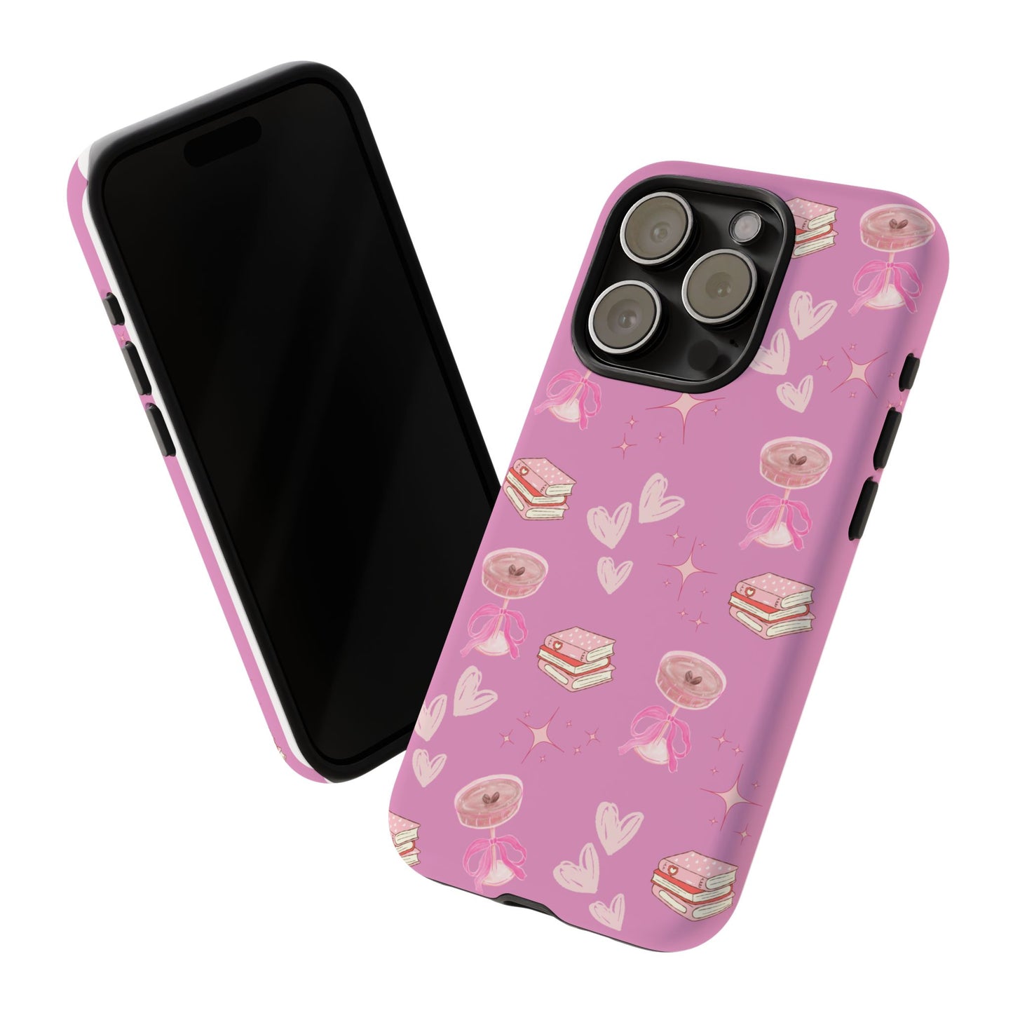 Pink Bookish Espresso Martini Phone Case