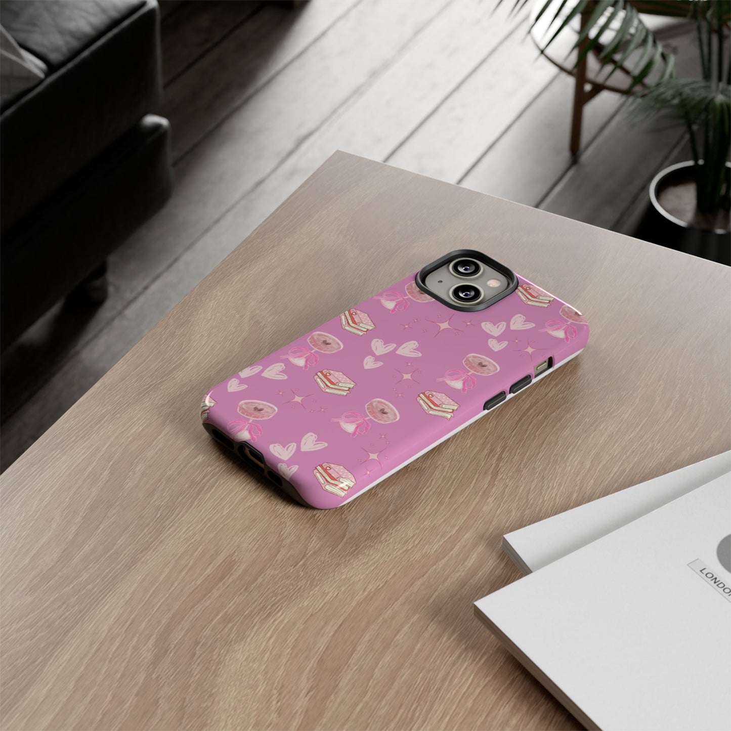 Pink Bookish Espresso Martini Phone Case