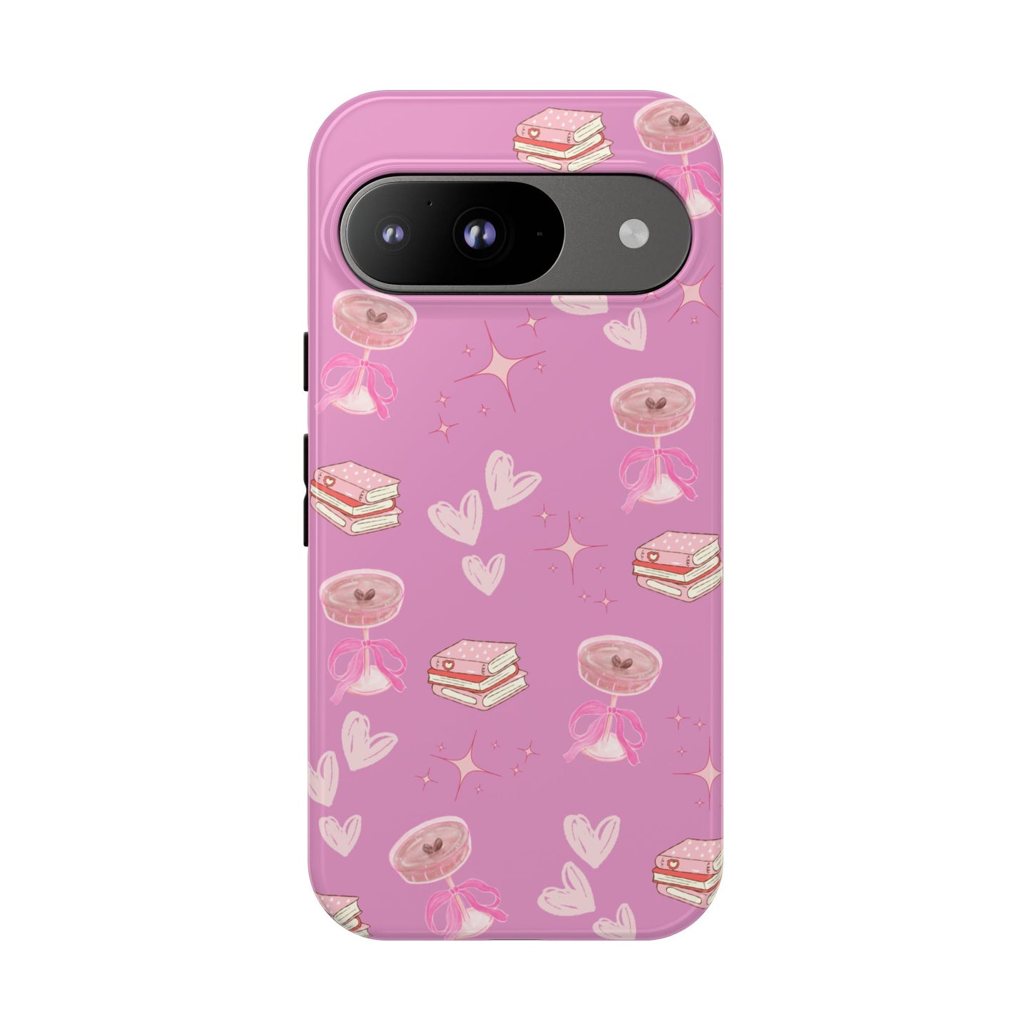 Pink Bookish Espresso Martini Phone Case