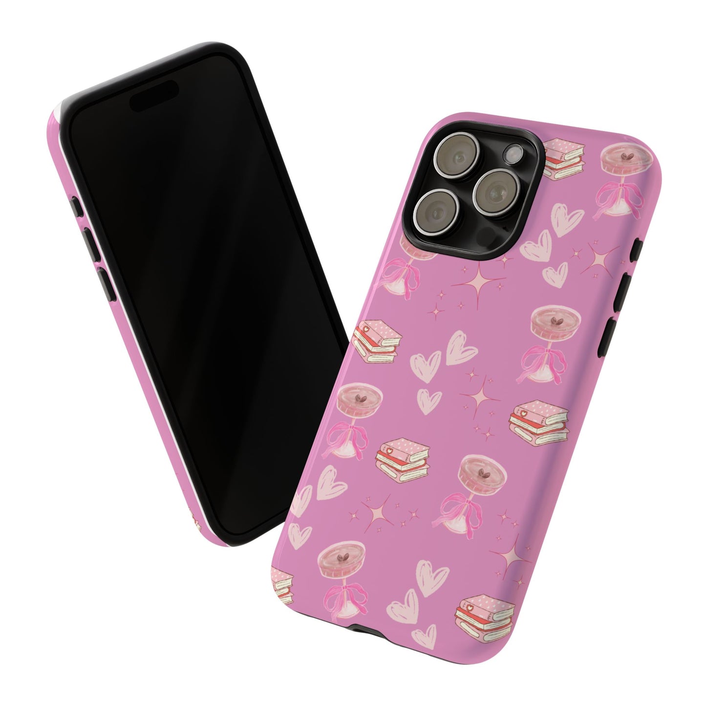 Pink Bookish Espresso Martini Phone Case