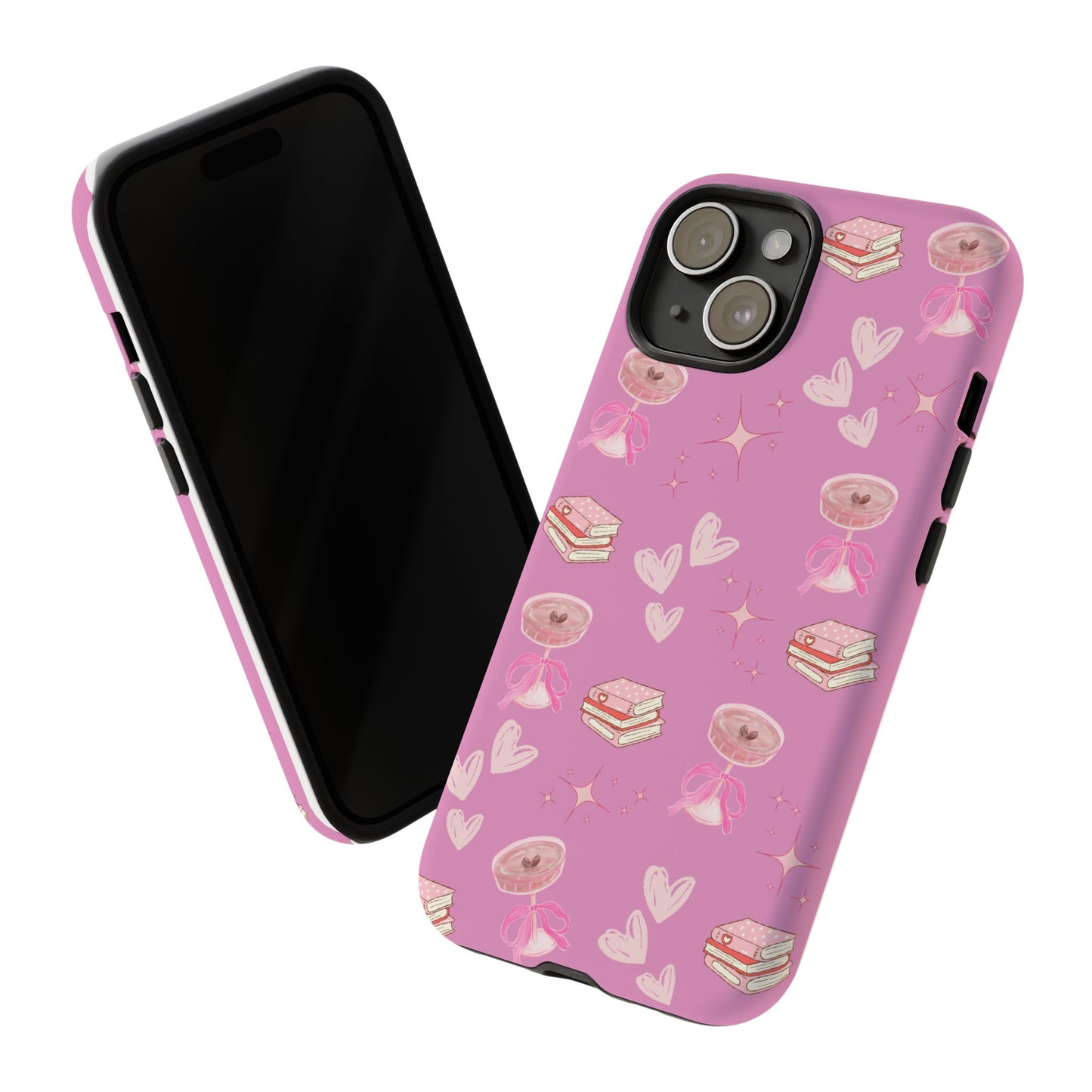 Pink Bookish Espresso Martini Phone Case