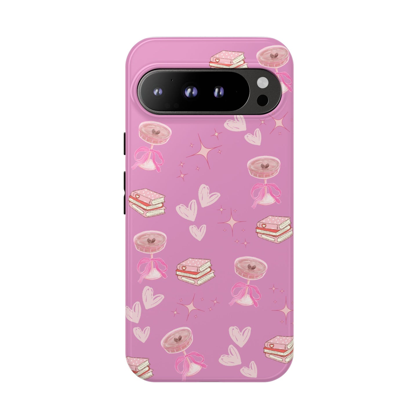 Pink Bookish Espresso Martini Phone Case