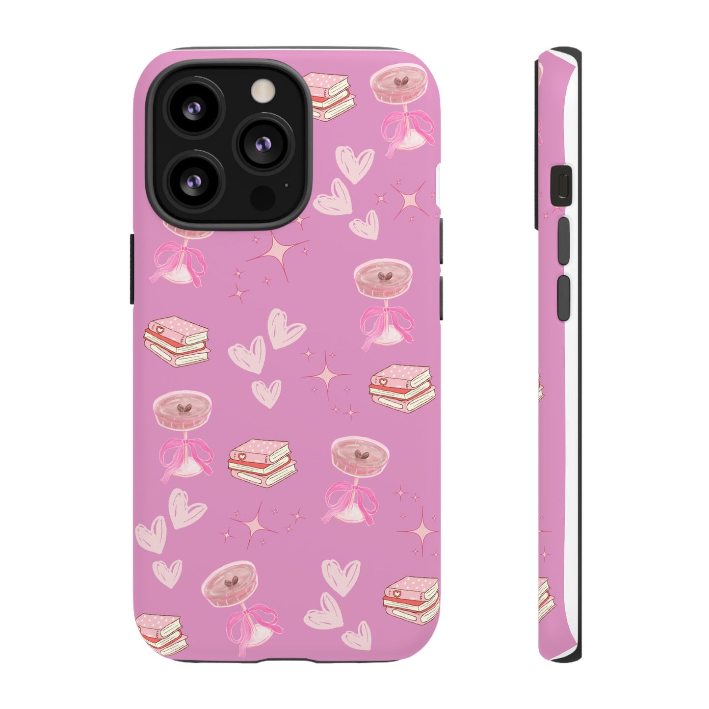 Pink Bookish Espresso Martini Phone Case