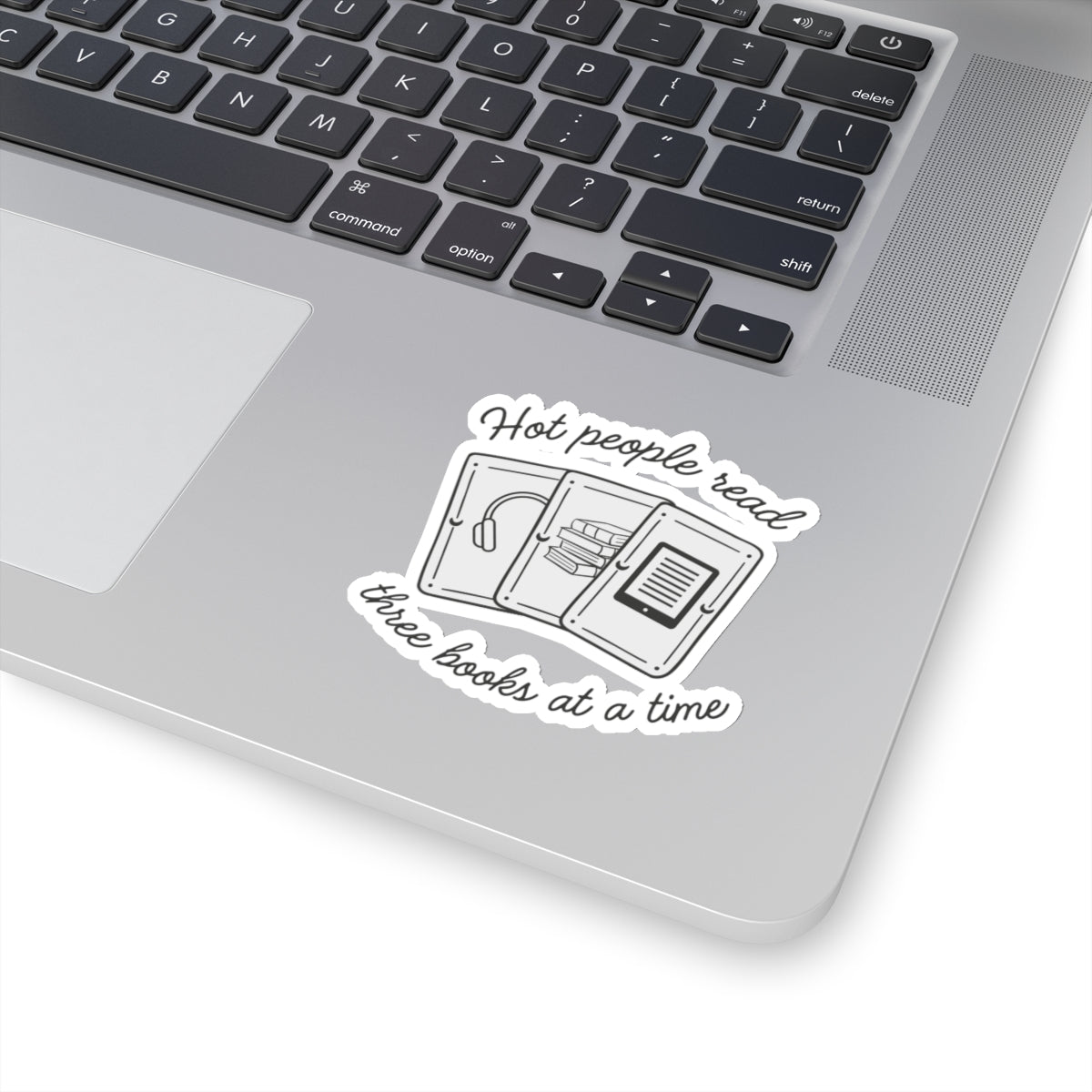 Three Books Sticker