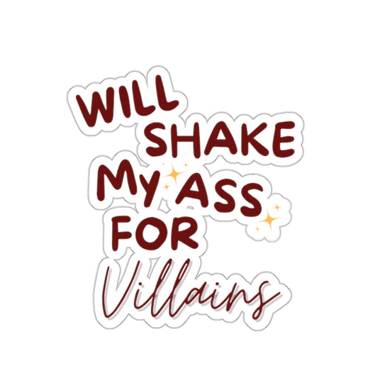 Red Villains Sticker