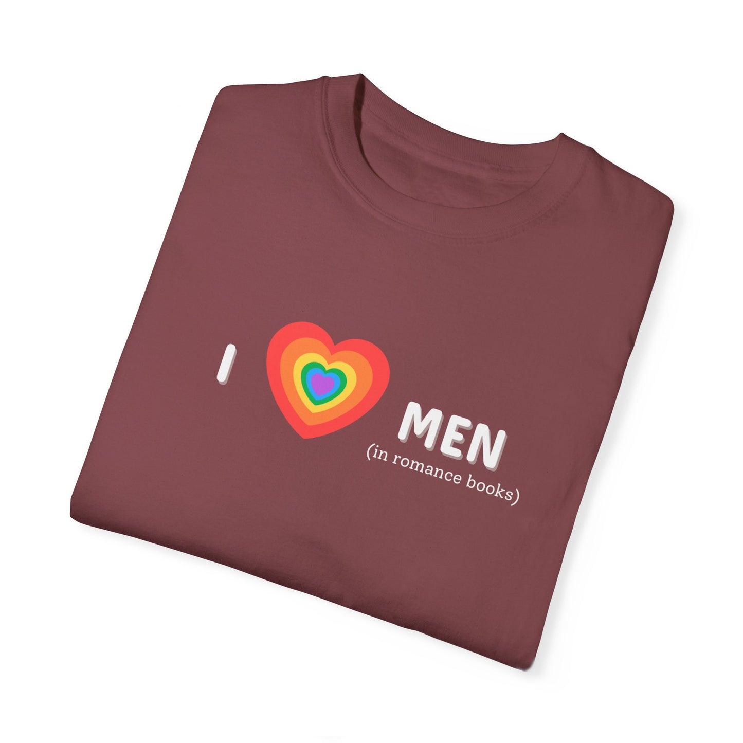 I Heart Men Gay Flag Tee