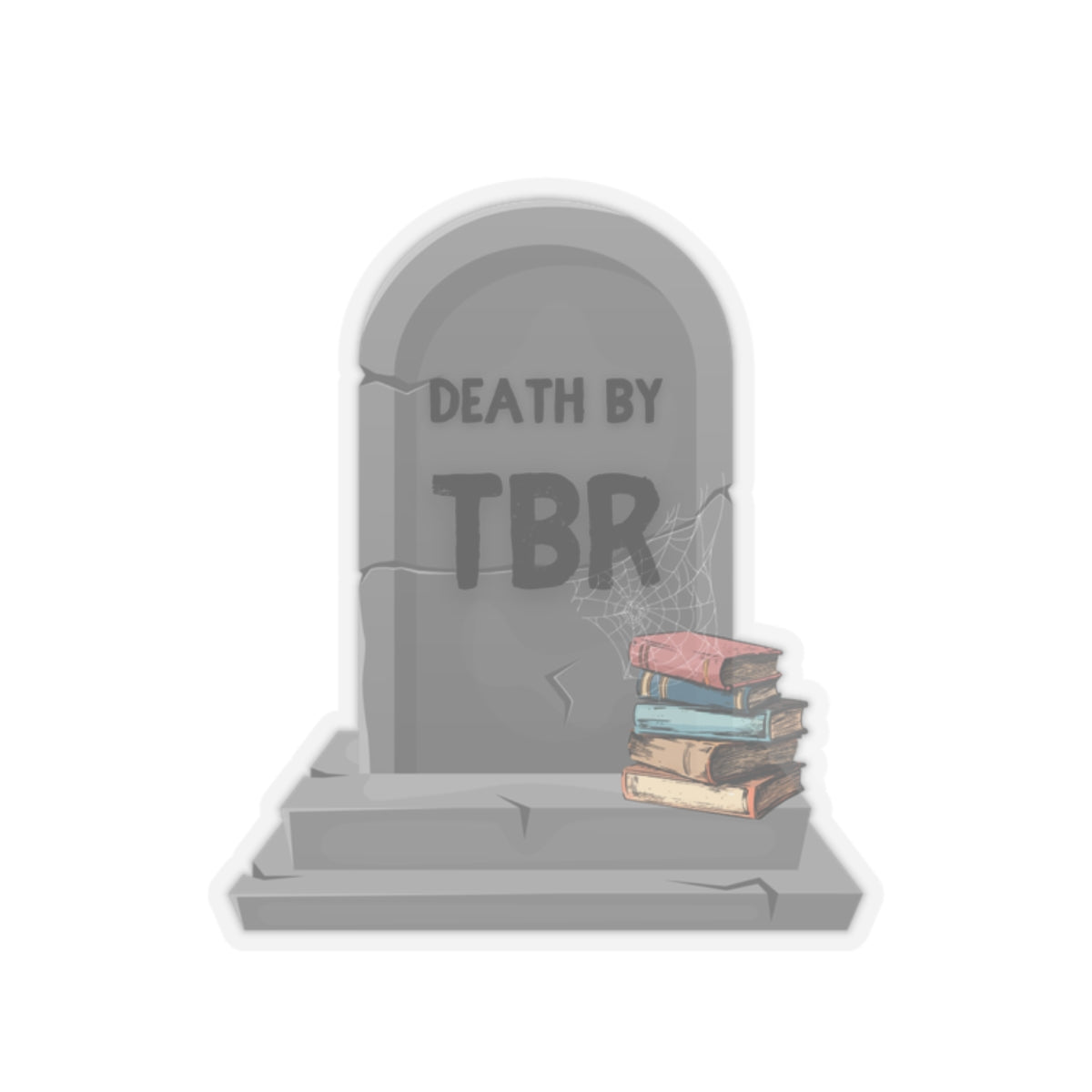 Death By TBR Gravestone Sticker