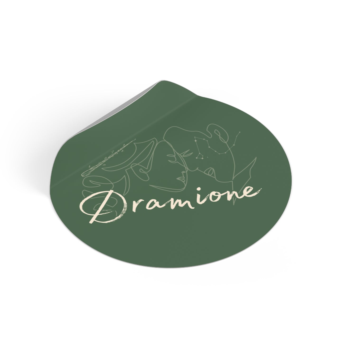 Dramione Green Sticker