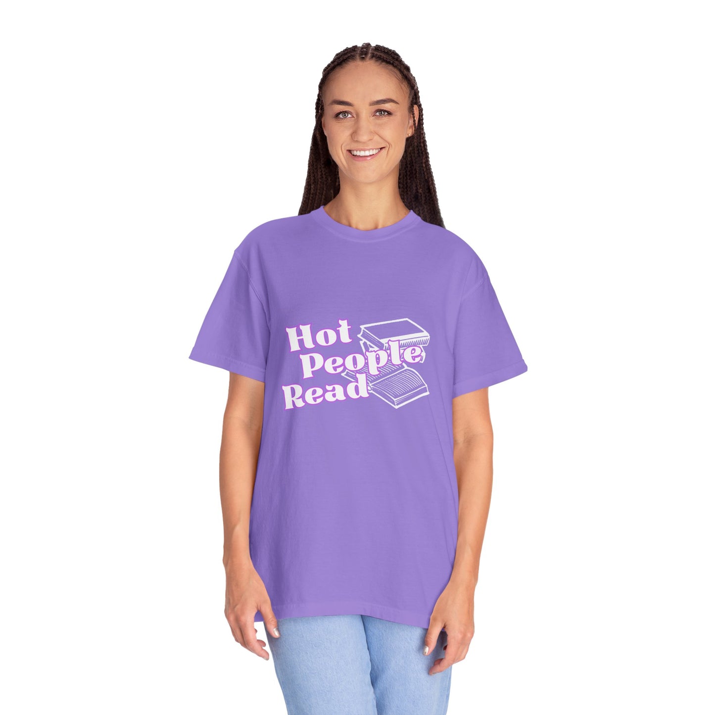 Hot People Read Purple Tee