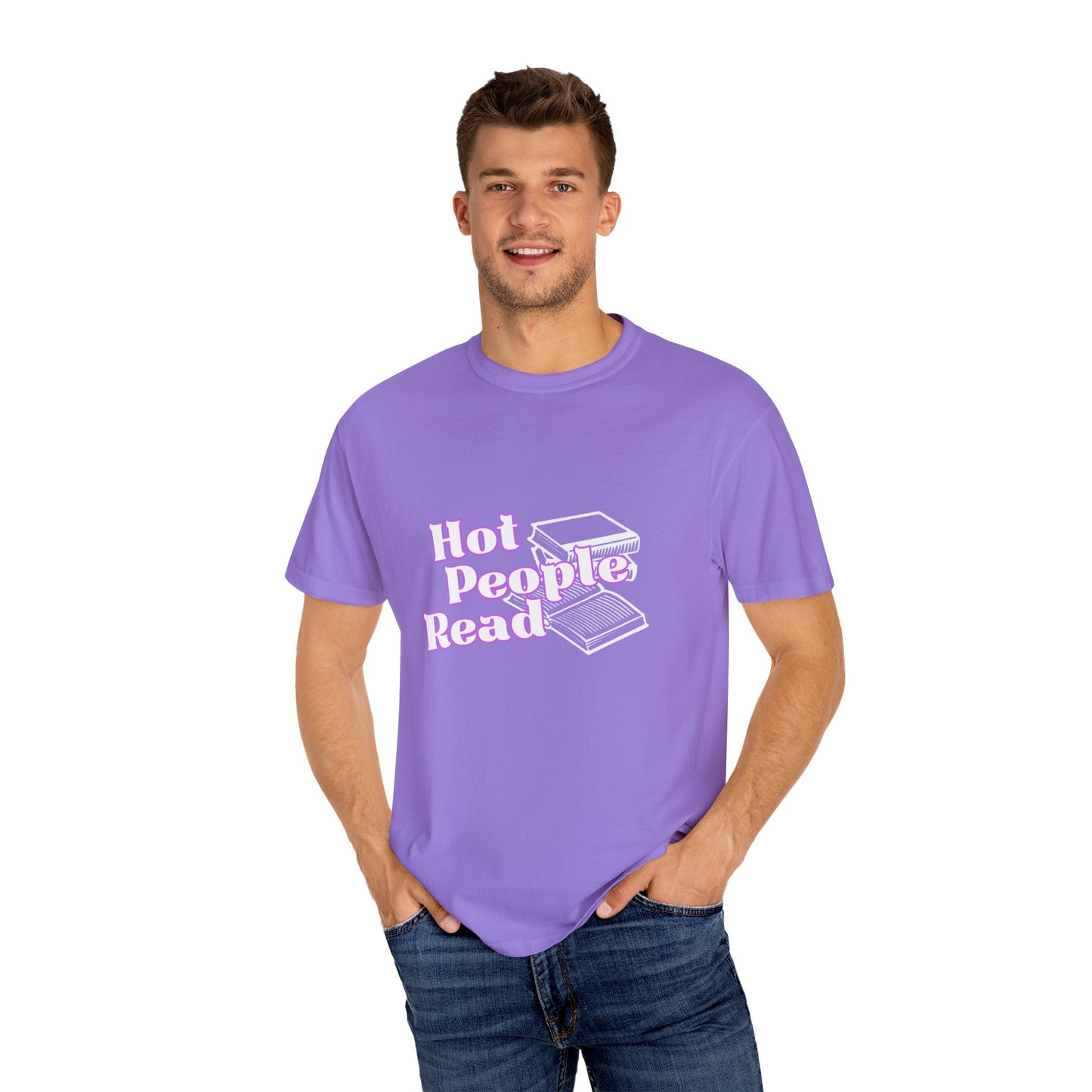 Hot People Read Purple Tee