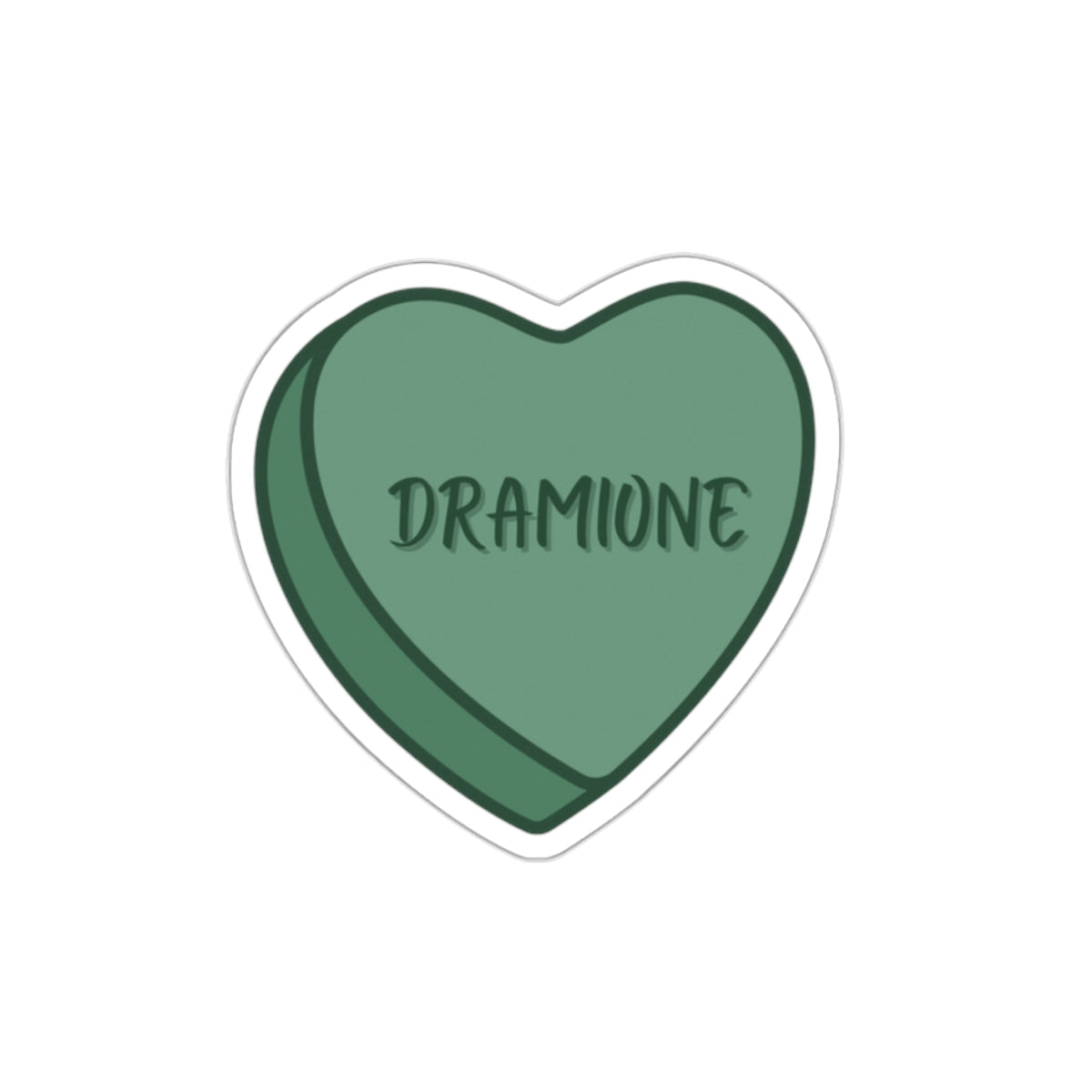 Dramione Heart Sticker