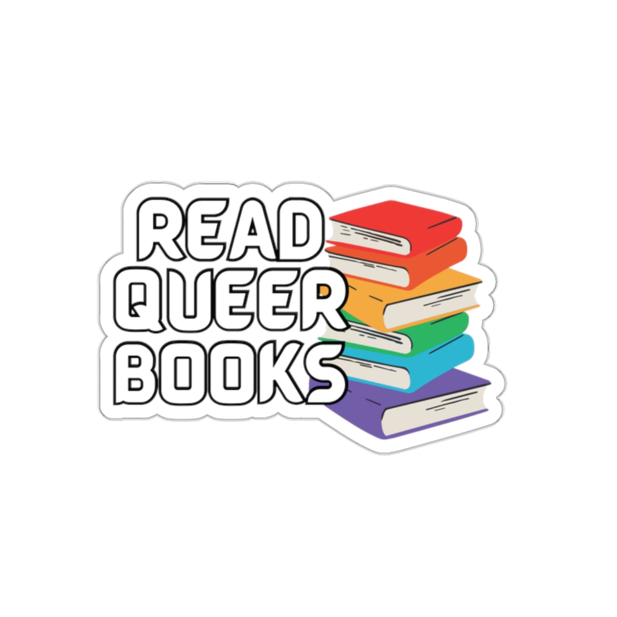 Read Queer Books Sticker