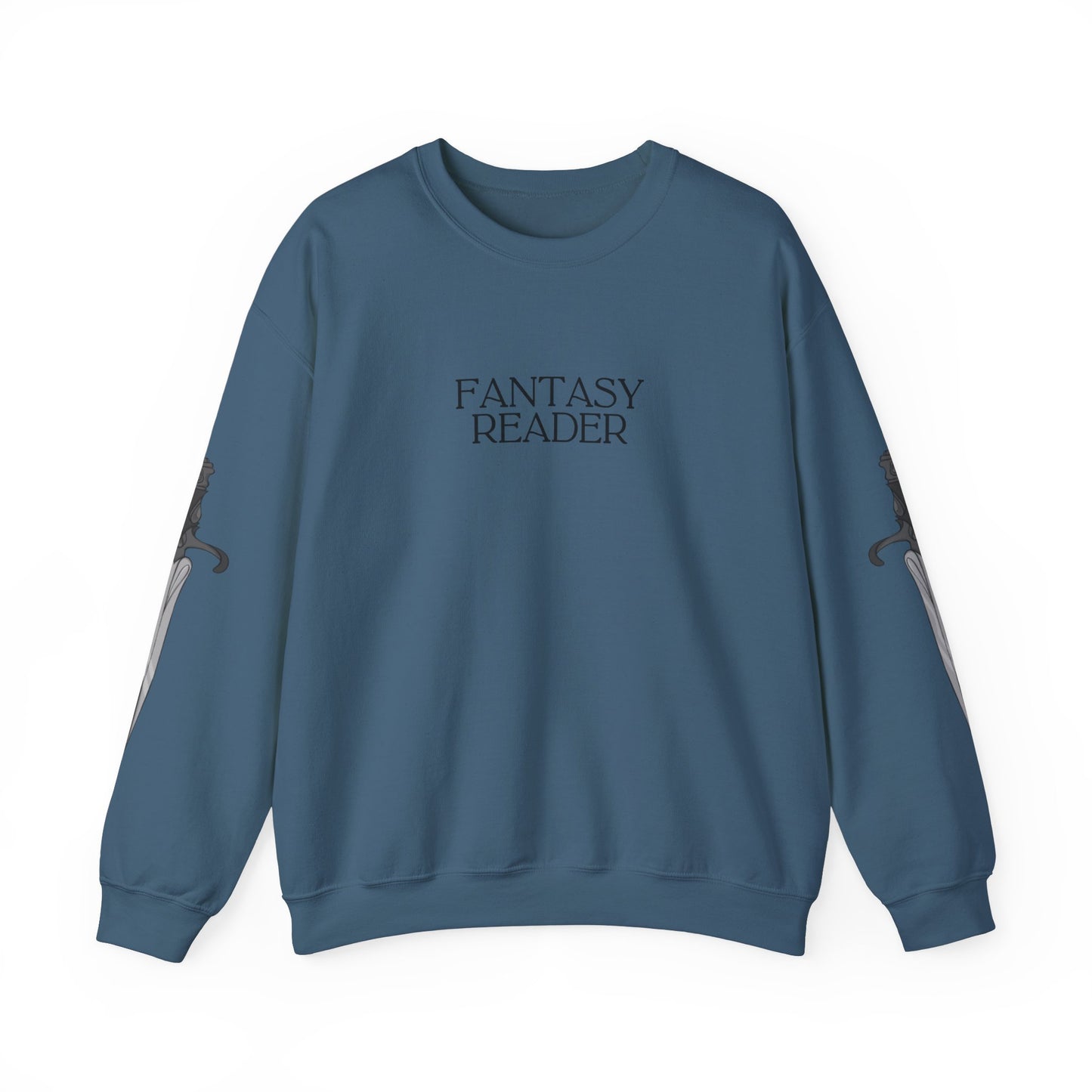 Fantasy Reader Sword Sleeves Crew