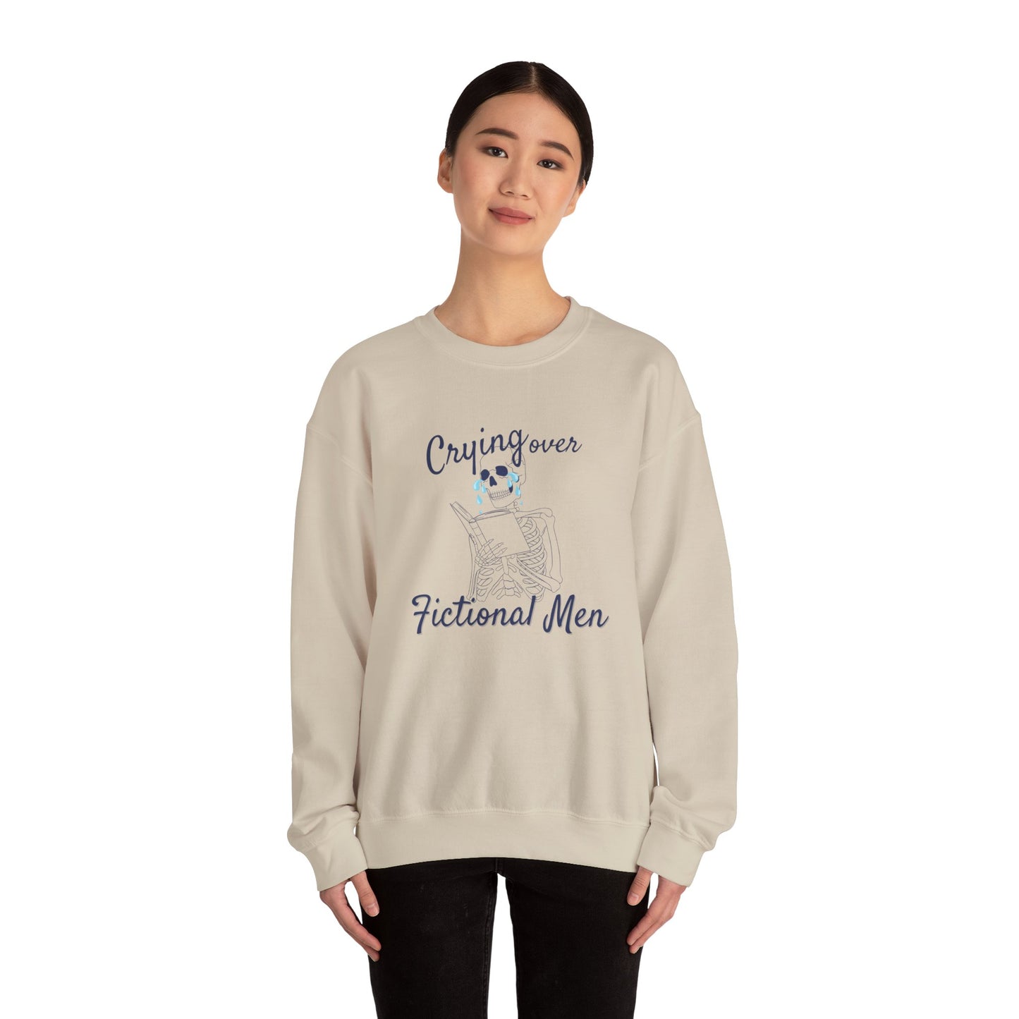 Crying Over Fictional Men Crewneck