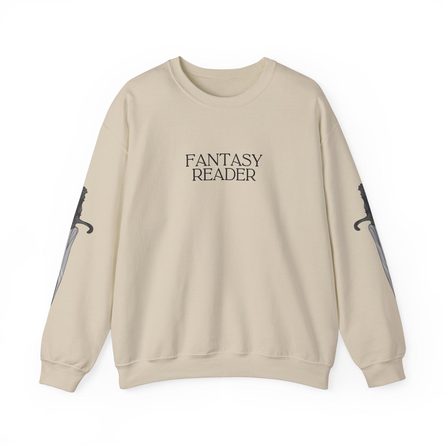 Fantasy Reader Sword Sleeves Crew