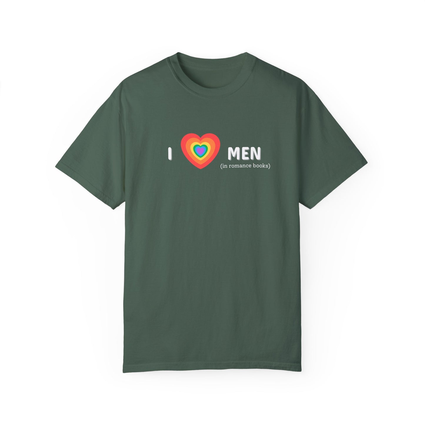 I Heart Men Gay Flag Tee