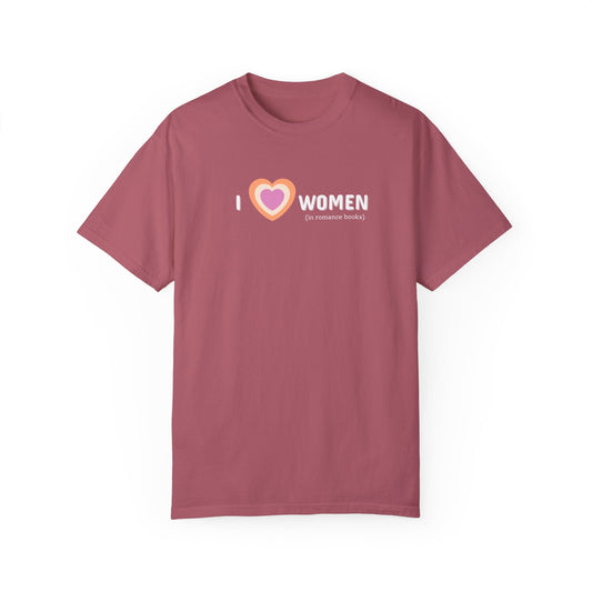 I Heart Women Lesbian Flag Tee