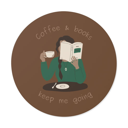 Coffee & Books Sticker