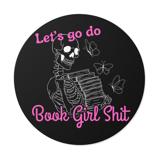 Book Girl Shit Sticker