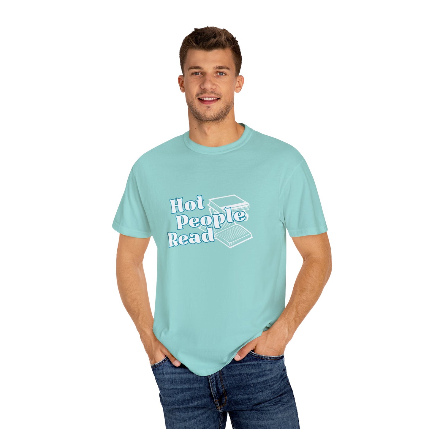 Hot People Read Blue Tee