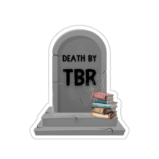 Death By TBR Gravestone Sticker