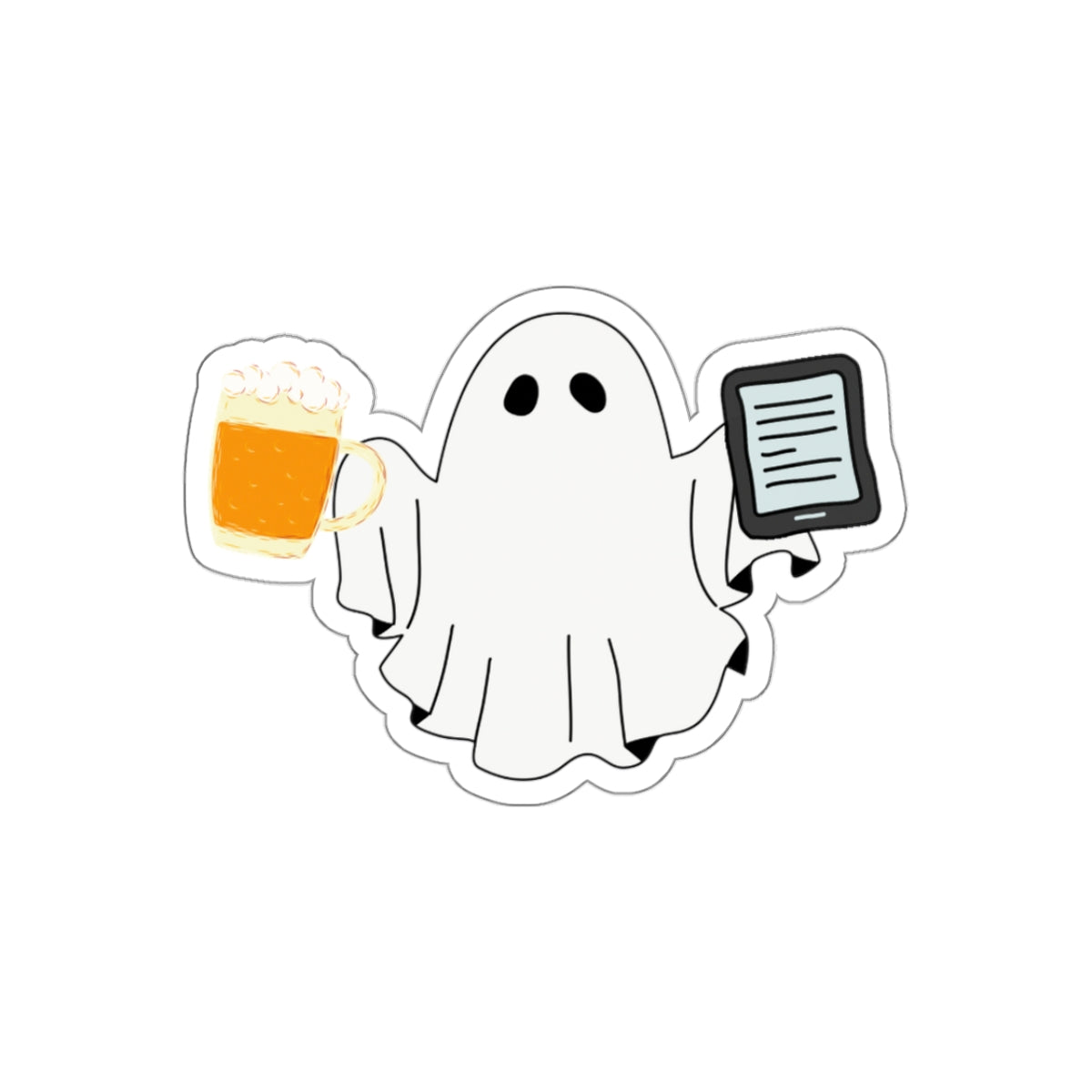 Brews Boos & Books Sticker