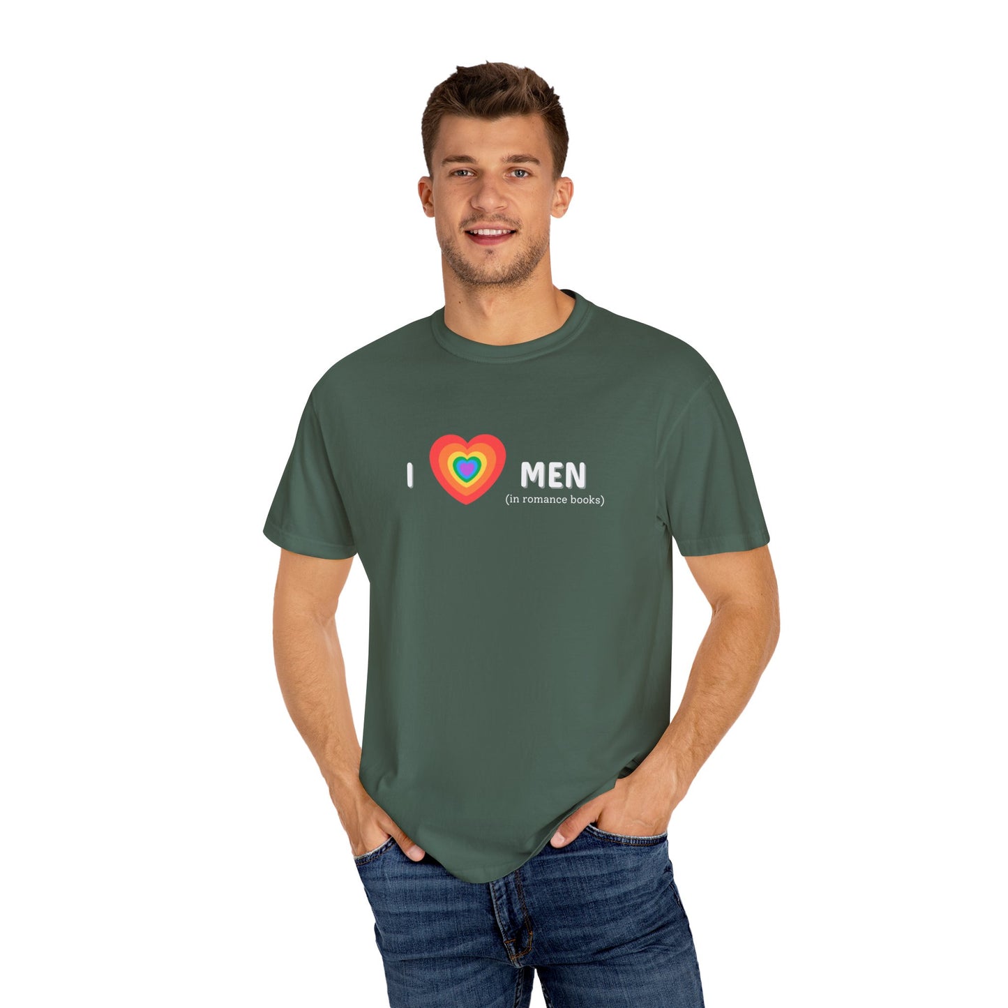 I Heart Men Gay Flag Tee