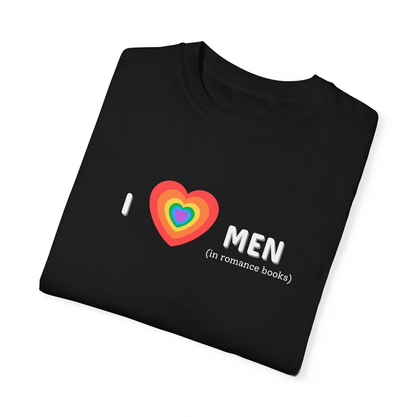 I Heart Men Gay Flag Tee