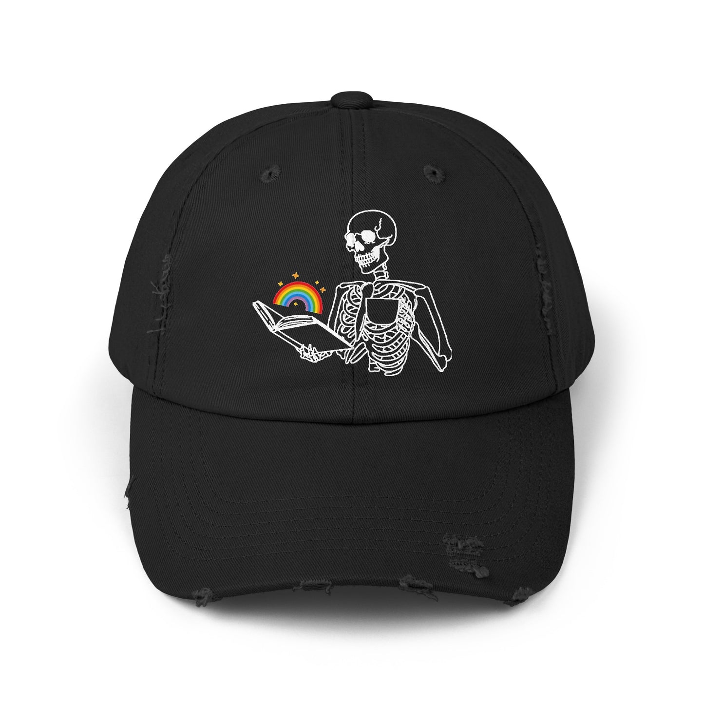 Rainbow Skeleton Hat